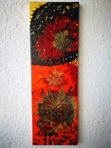 Original Art Deco Abstract Painting by Chipriade Andreea-Luciana