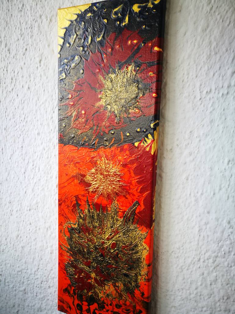 Original Abstract Expressionism Abstract Painting by Chipriade Andreea-Luciana