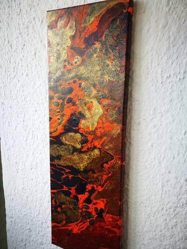 Original Art Deco Abstract Painting by Chipriade Andreea-Luciana