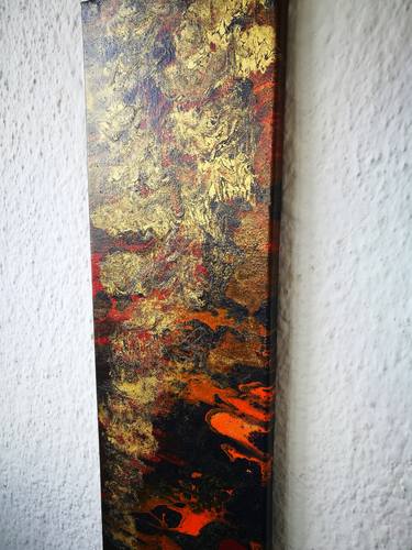 Original Art Deco Abstract Painting by Chipriade Andreea-Luciana