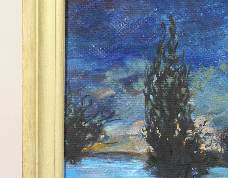 Original Impressionism Landscape Painting by Mikhail Kulenko