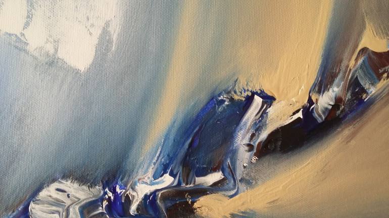 Original Abstract Water Painting by Laura Brehm