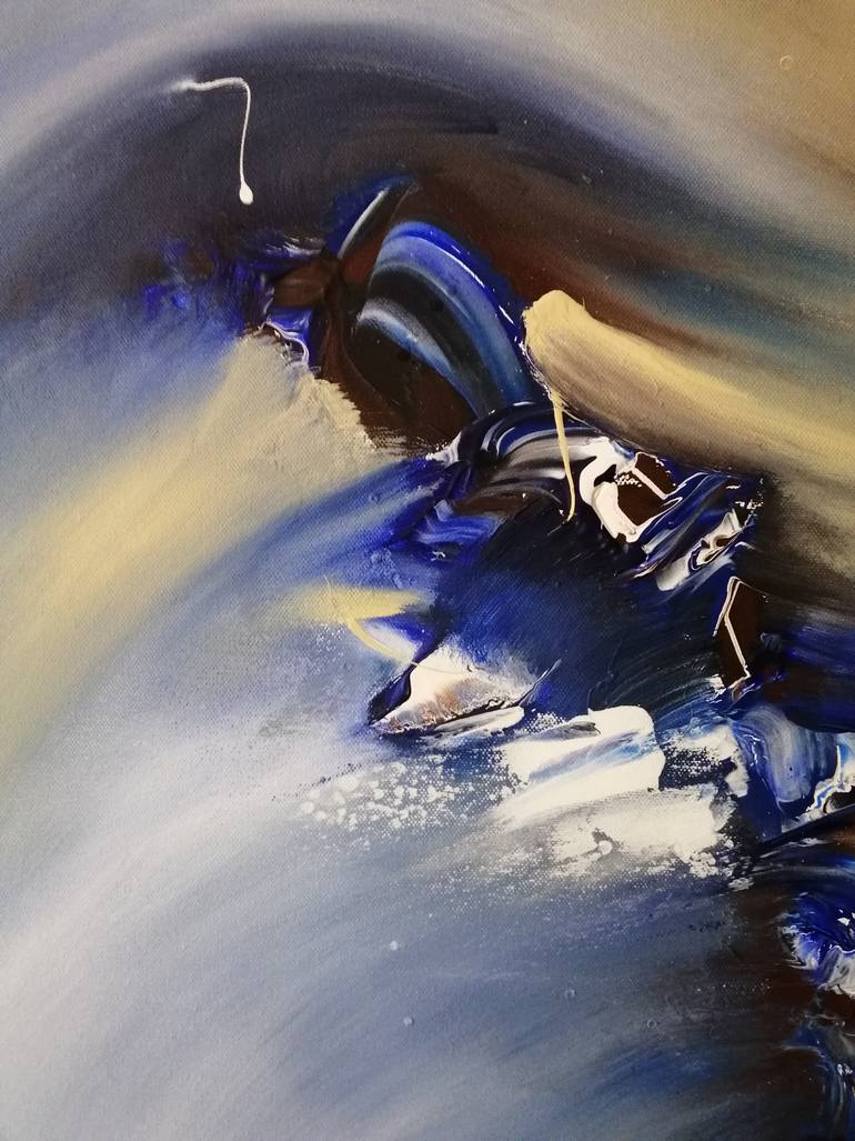 Original Abstract Water Painting by Laura Brehm