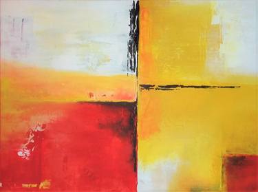 Original Abstract Geometric Paintings by Laura Brehm
