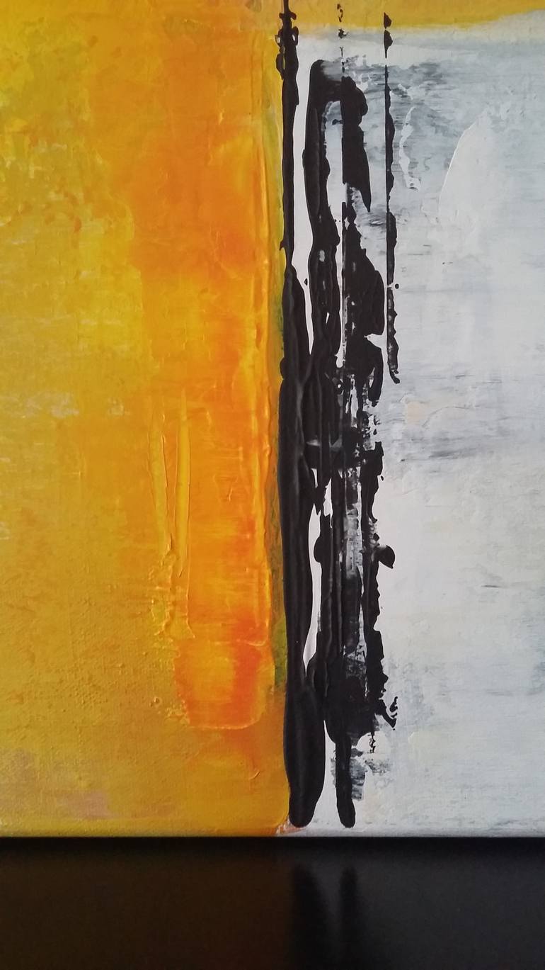 Original Abstract Geometric Painting by Laura Brehm