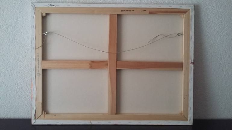 Original Abstract Geometric Painting by Laura Brehm