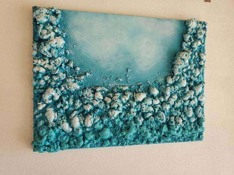 Original Abstract Water Painting by Laura Brehm