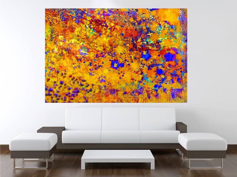 Original Abstract Digital by Janet STRAYER