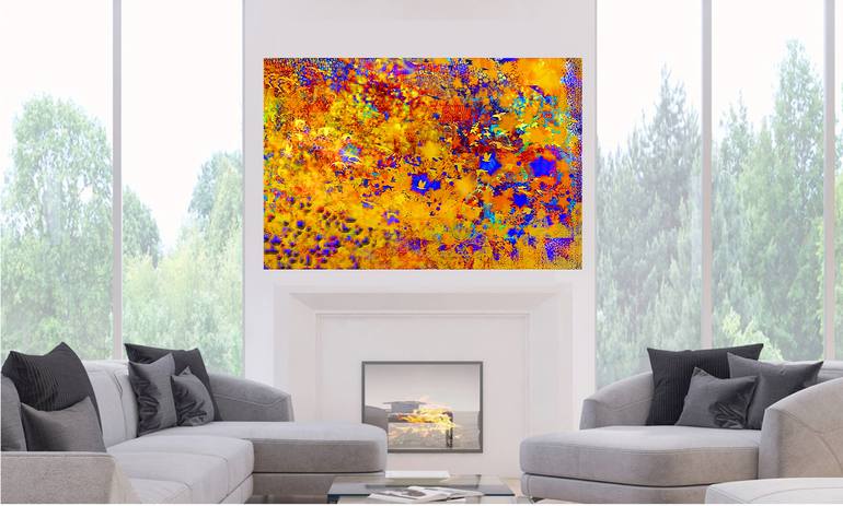 Original Abstract Digital by Janet STRAYER