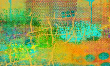 Original Modern Abstract Digital by Janet STRAYER