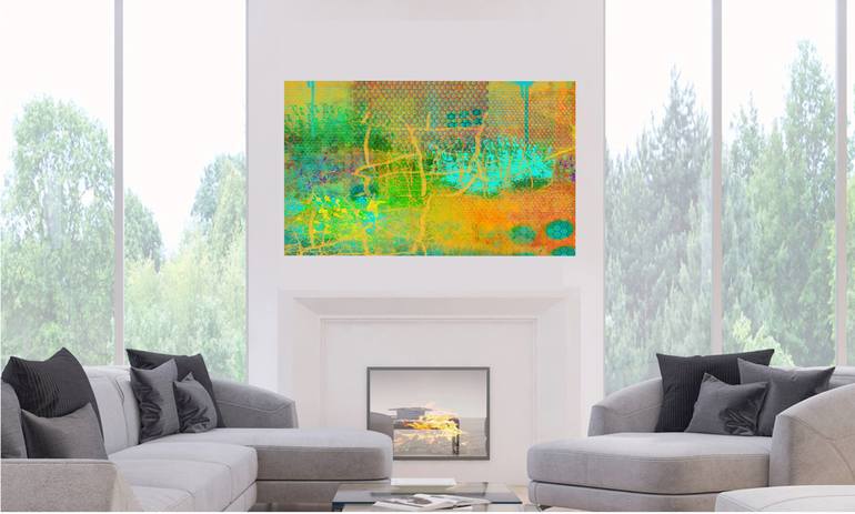 Original Modern Abstract Digital by Janet STRAYER