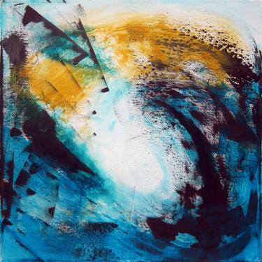 Original Abstract Expressionism Abstract Paintings by Janet STRAYER