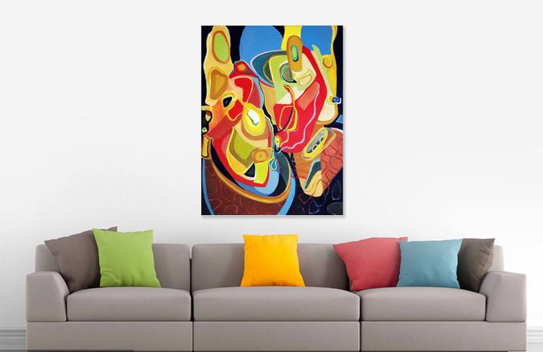 Original Abstract Painting by Janet STRAYER