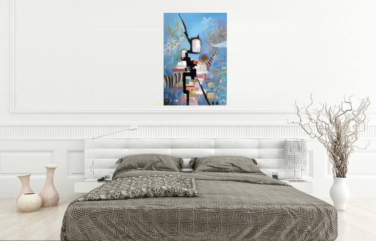 Original Modern Abstract Painting by Janet STRAYER