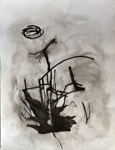 Original Abstract Drawings by Janet STRAYER