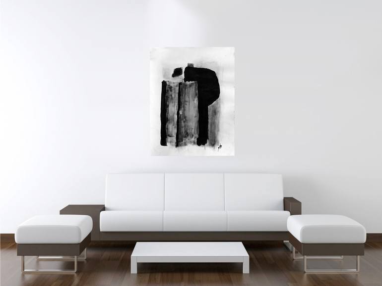 Original Minimalism Abstract Painting by Janet Strayer