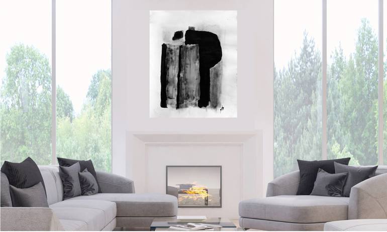 Original Minimalism Abstract Painting by Janet Strayer