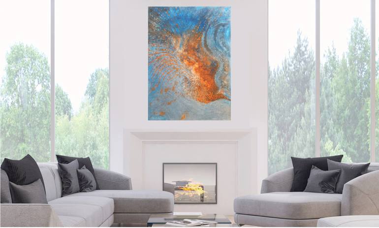 Original Impressionism Abstract Painting by Janet STRAYER
