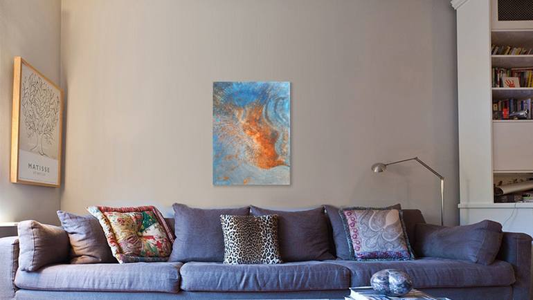 Original Impressionism Abstract Painting by Janet STRAYER