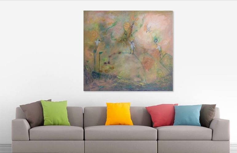 Original Abstract Painting by Janet STRAYER