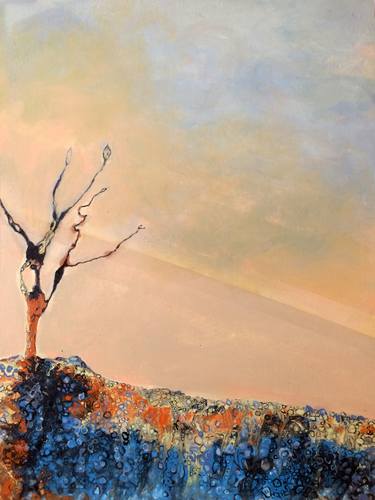 Original Abstract Tree Paintings by Janet STRAYER