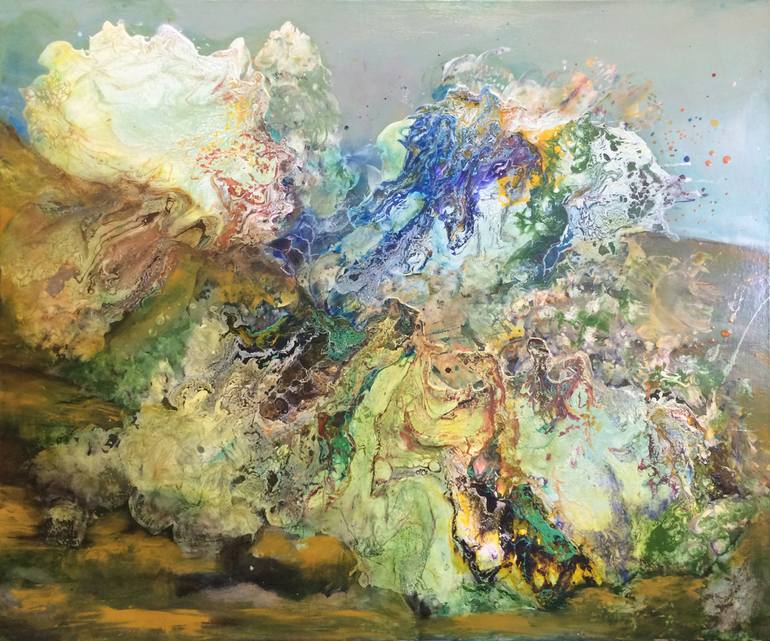 The Firmament Painting by Janet STRAYER | Saatchi Art