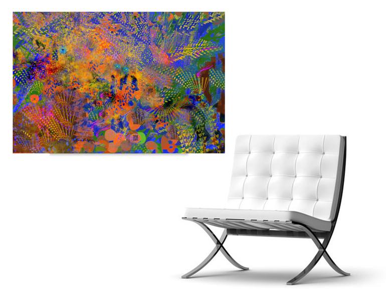 Original Expressionism Abstract Digital by Janet STRAYER