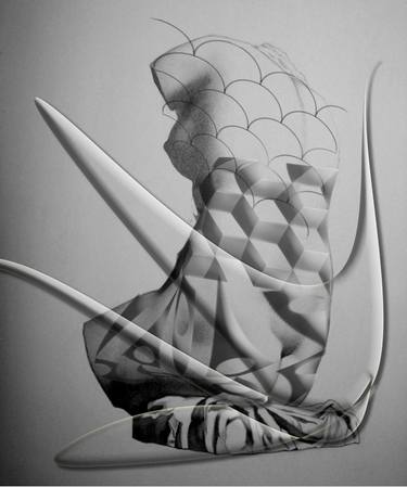 Original Figurative Women Digital by Janet STRAYER