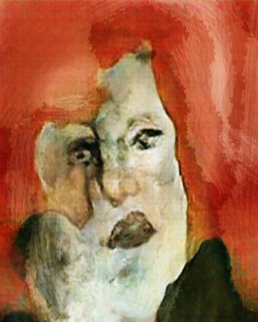 Original Expressionism People Digital by Janet STRAYER