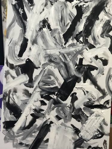 Original Abstract Painting by Roy Segal