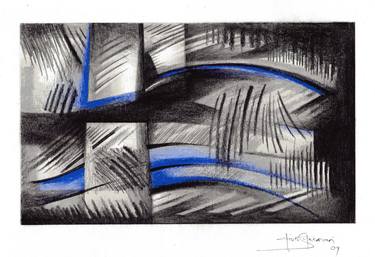 Original Abstract Drawing by Dion Futerman