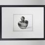 Pencil Still Life with Perfume.
Black & White pencil Drawing on Paper.