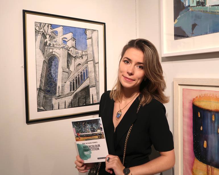 Original Figurative Landscape Painting by Anastasia Shimshilashvili