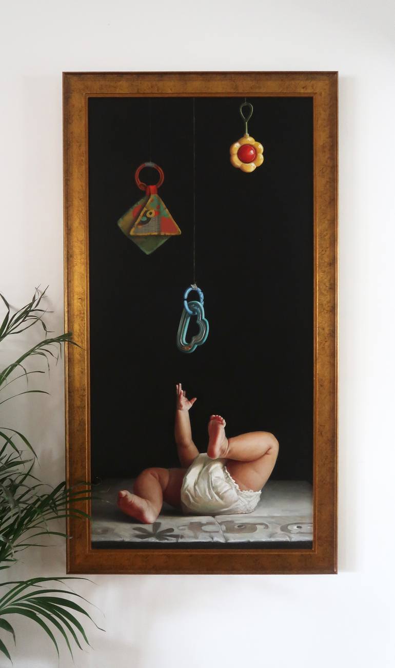 Original Conceptual People Painting by Anastasia Shimshilashvili