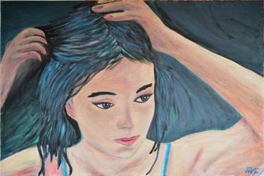 Original Figurative Women Painting by Hans Von Lohnsburg