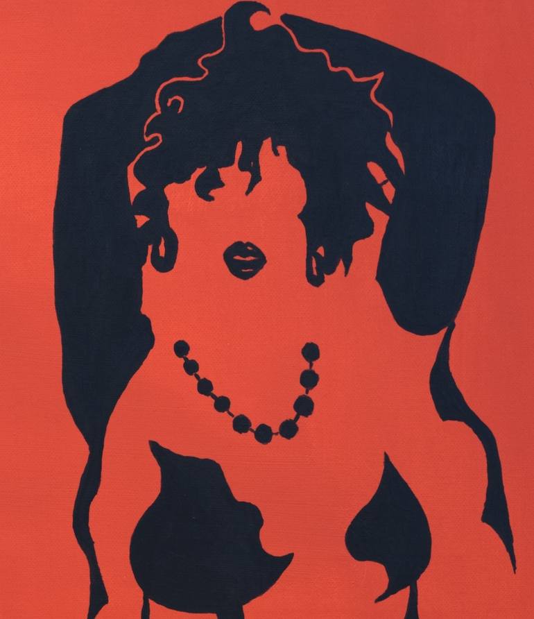 Original Illustration Erotic Painting by Hans Von Lohnsburg