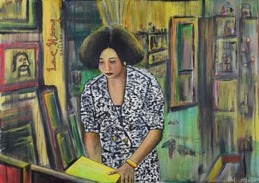 Original Documentary Women Paintings by Axl Hoehle