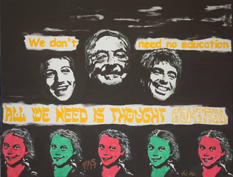 Print of Conceptual Politics Paintings by Hans Von Lohnsburg