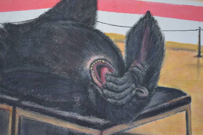 Original Documentary Animal Painting by Hans Von Lohnsburg