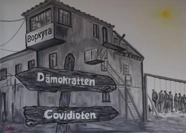 Print of Conceptual Political Paintings by Axl Hoehle