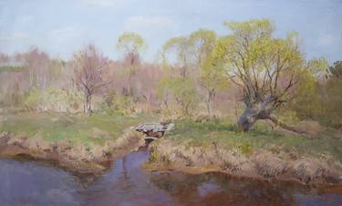 Original Impressionism Landscape Painting by Barabash Sviatoslav