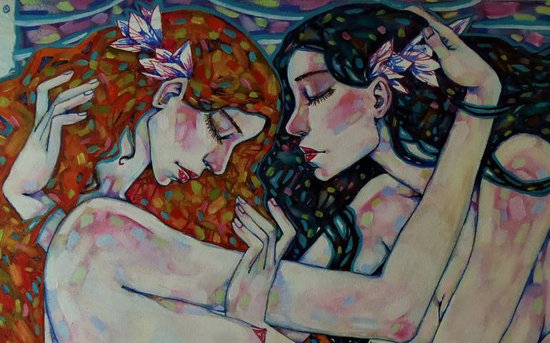 Original Love Painting by MaRusya Dram