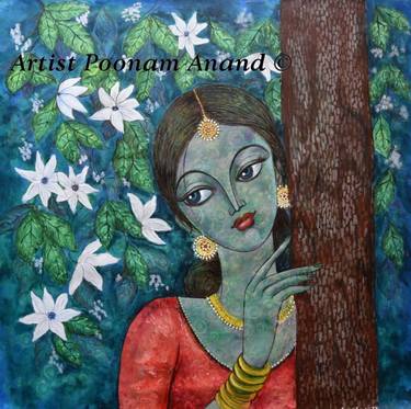 Original Women Painting by Poonam Anand