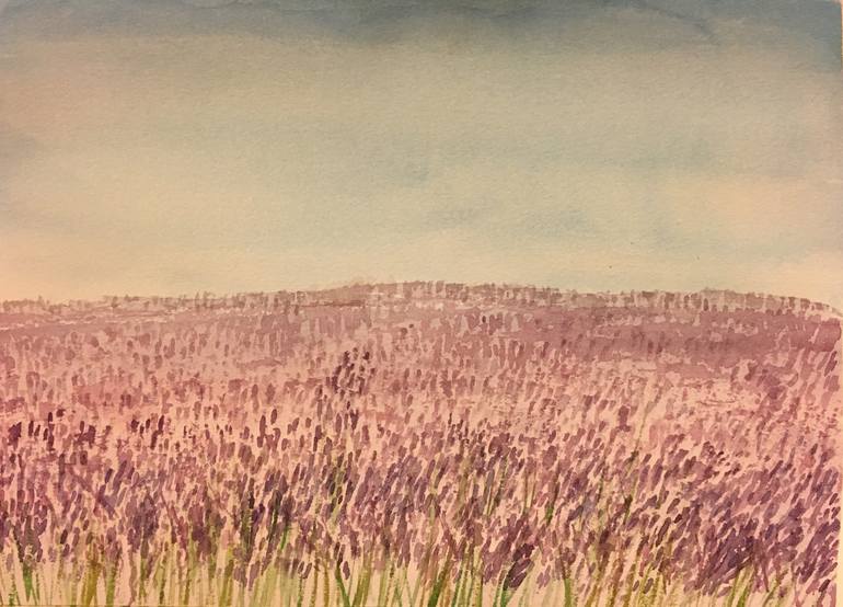 Original Fine Art Places Paintings by Dalia Atteya