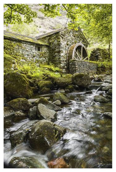 The Old Borrowdale Mill Portrait Lake District PRINT ONLY thumb