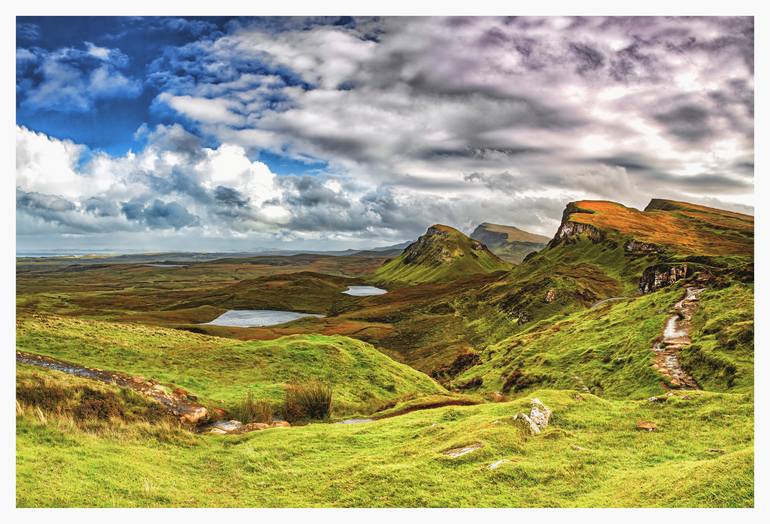 Original Landscape Photography by Mike Mchugh | Photorealism Art on Paper | Quiraing Trotternish Ridge Isle of Skye PRINT ONLY
