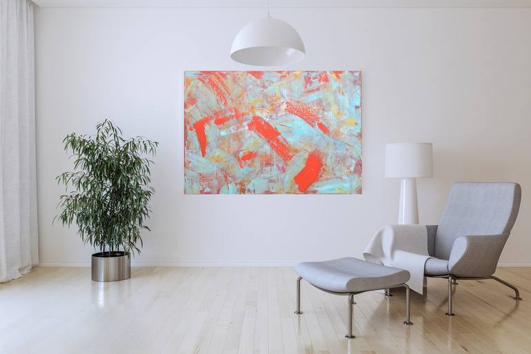 Original Abstract Expressionism Abstract Painting by Ivana Olbricht