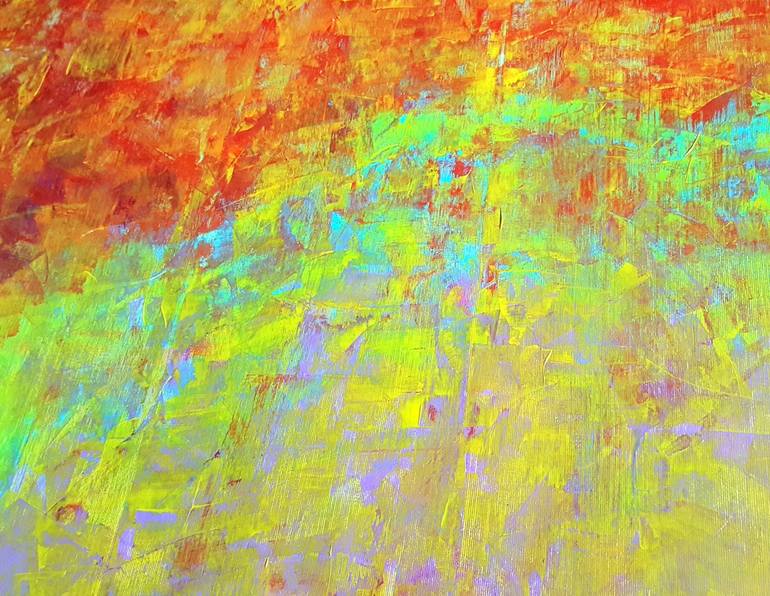 Original Abstract Expressionism Abstract Painting by Ivana Olbricht