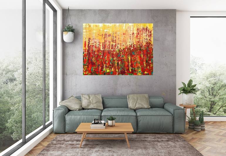 Original Abstract Expressionism Abstract Painting by Ivana Olbricht