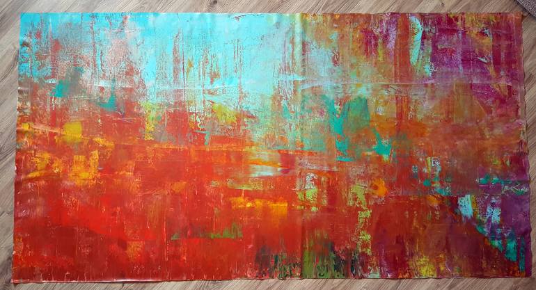 Original Abstract Expressionism Abstract Painting by Ivana Olbricht